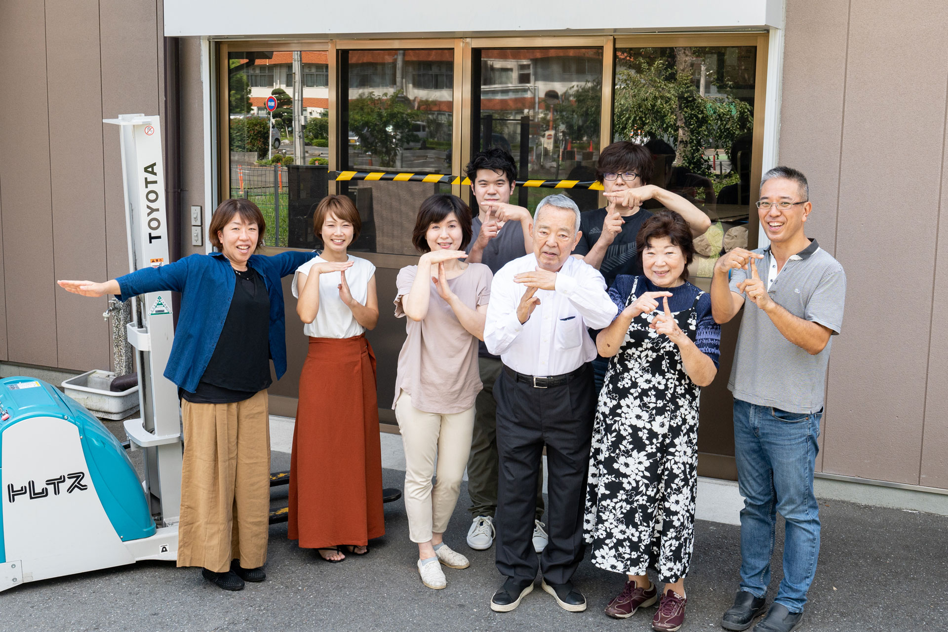 現場のスタッフ